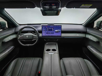 EV dark blue car, dark blue S07 2024 215Max extended range version, EXW price: $14,454