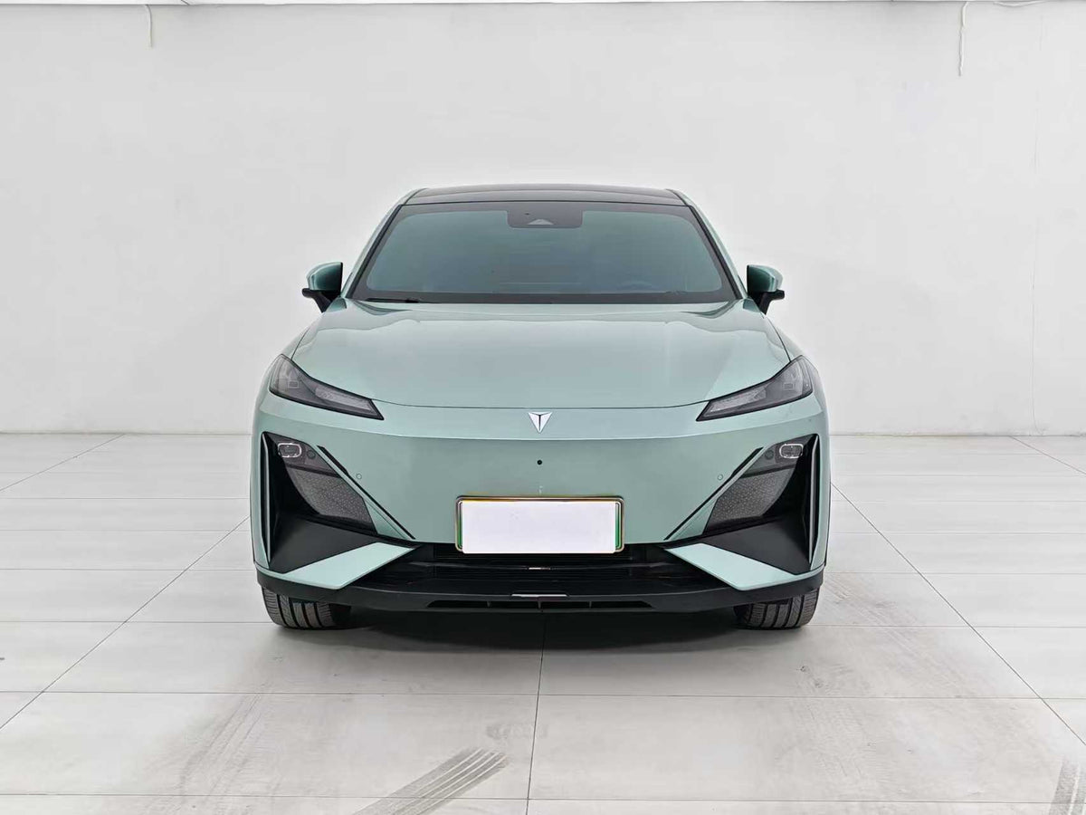 EV dark blue car, dark blue S07 2024 215Max extended range version, EXW price: $14,454